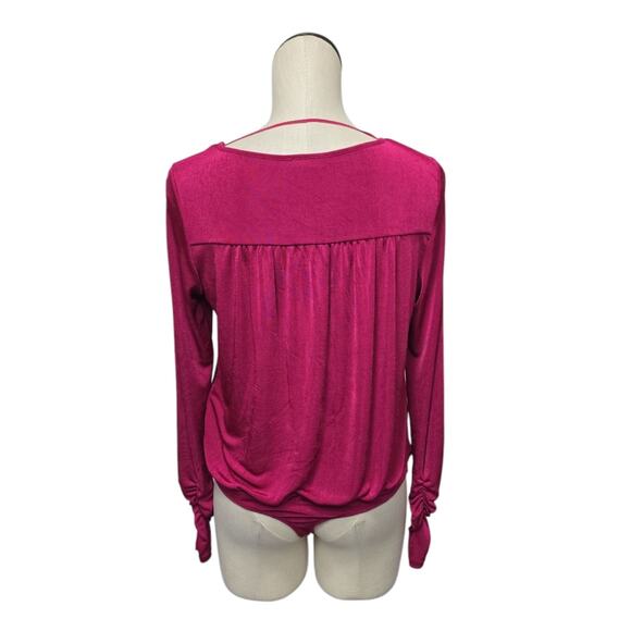 Intimately Free People Kaya Keyhole Bodysuit Rose Hypnotic Size Small Cut Out - Picture 2 of 9